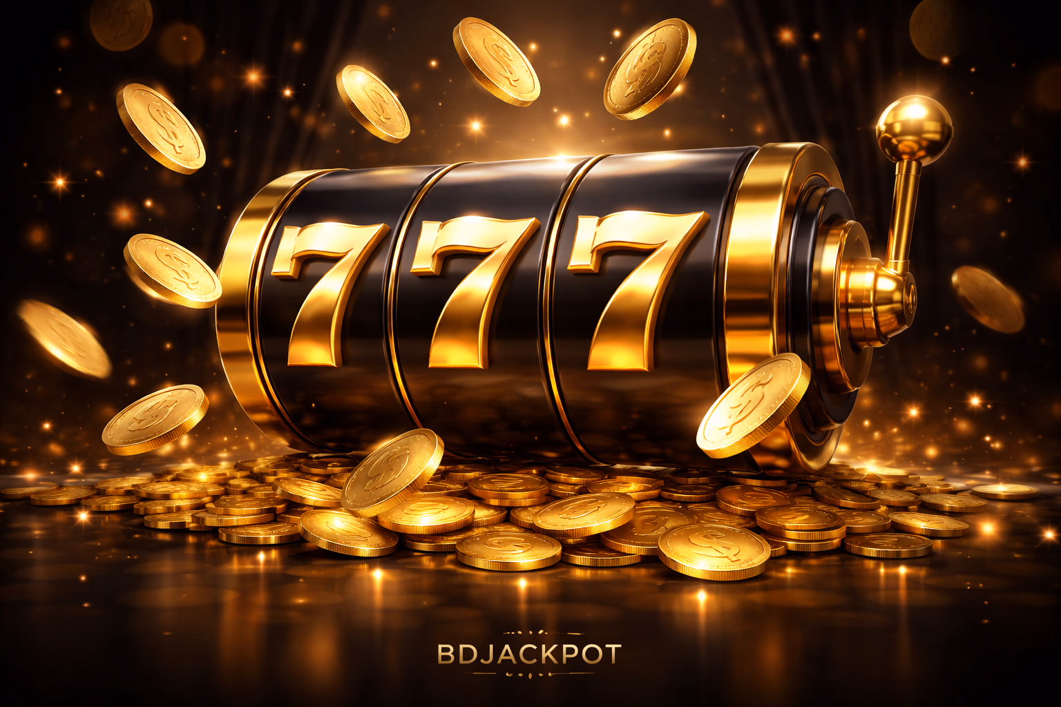 A poised Bangladeshi player in traditional attire enjoying a vivid slot machine in an upscale casino setting at BDJACKPOT
